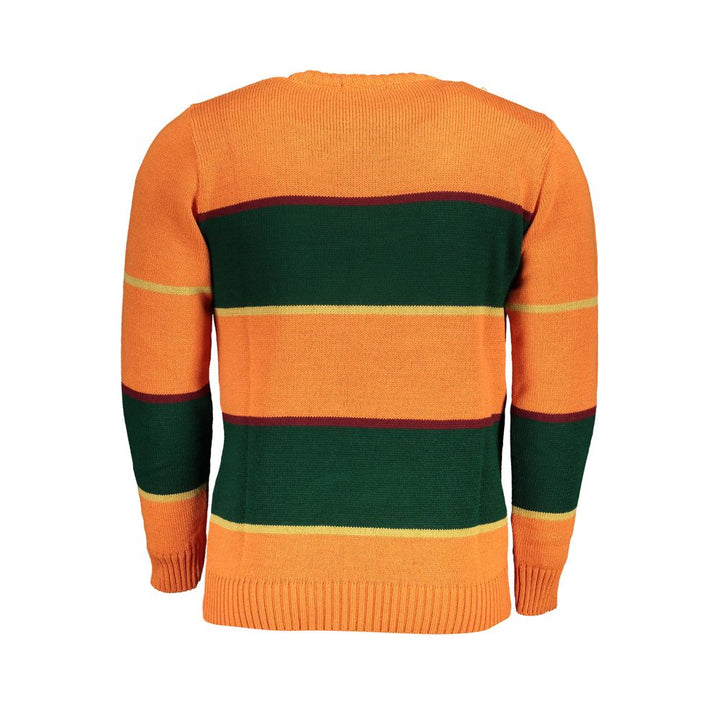 U.s. Grand Polo Orange Fabric Sweater