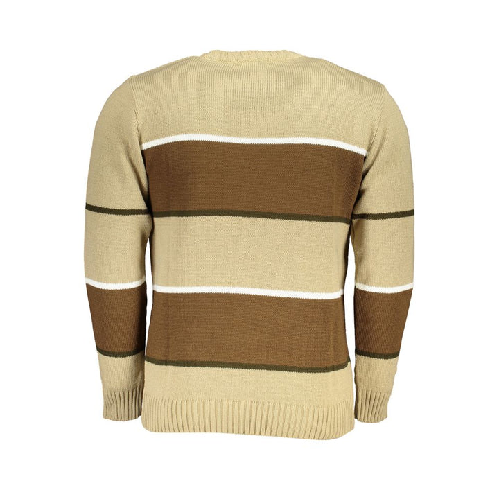 U.s. Grand Polo Beige Fabric Sweater