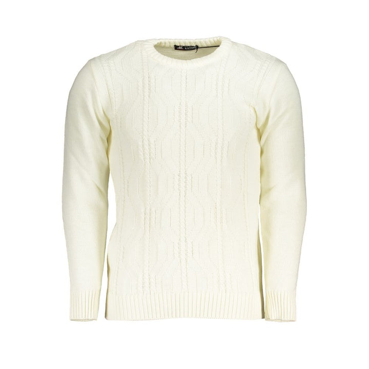 U.s. Grand Polo White Fabric Sweater