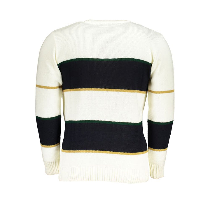 U.s. Grand Polo White Fabric Sweater