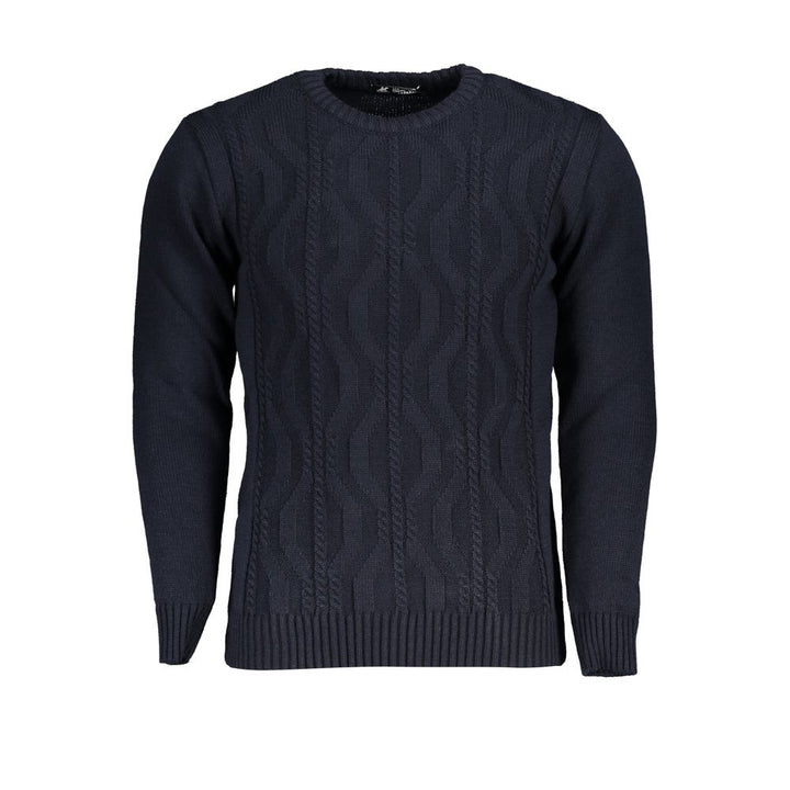 U.s. Grand Polo Blue Fabric Sweater