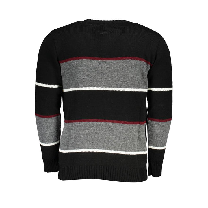 U.s. Grand Polo Black Fabric Sweater