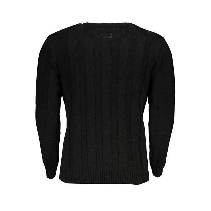 U.s. Grand Polo Black Fabric Sweater