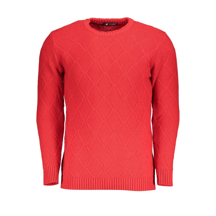 U.s. Grand Polo Red Fabric Sweater