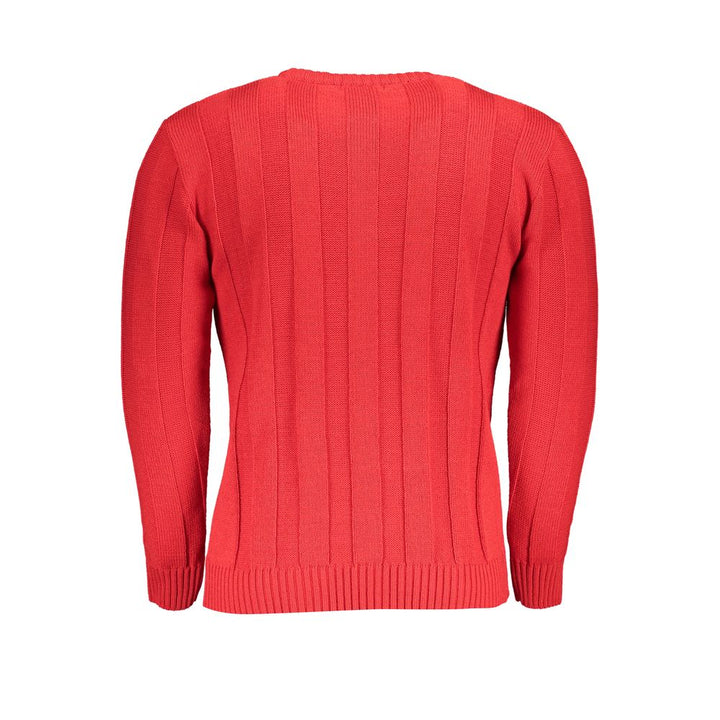 U.s. Grand Polo Red Fabric Sweater