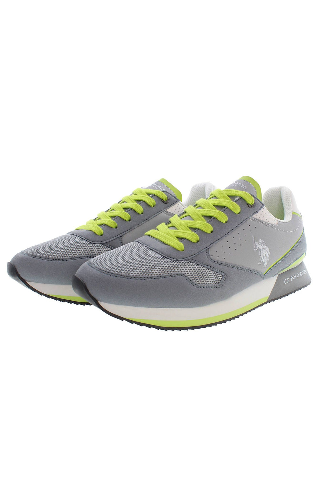 U.S. Polo Assn. Gray Polyester Sneaker