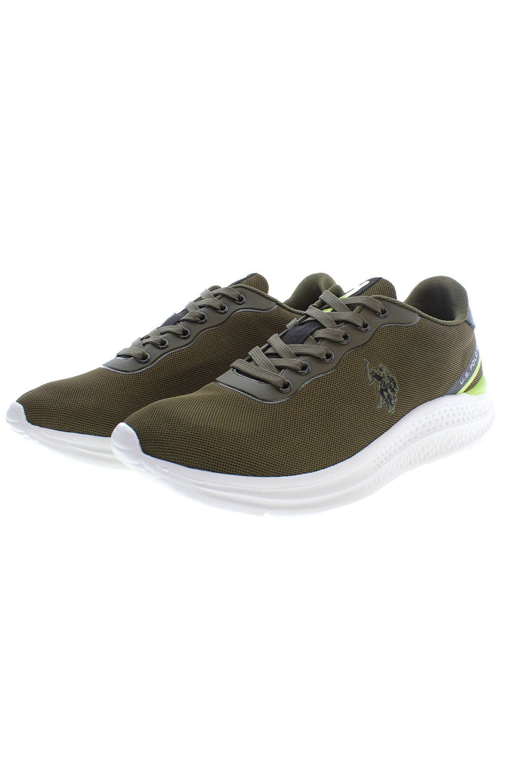 U.S. Polo Assn. Green Polyester Sneaker