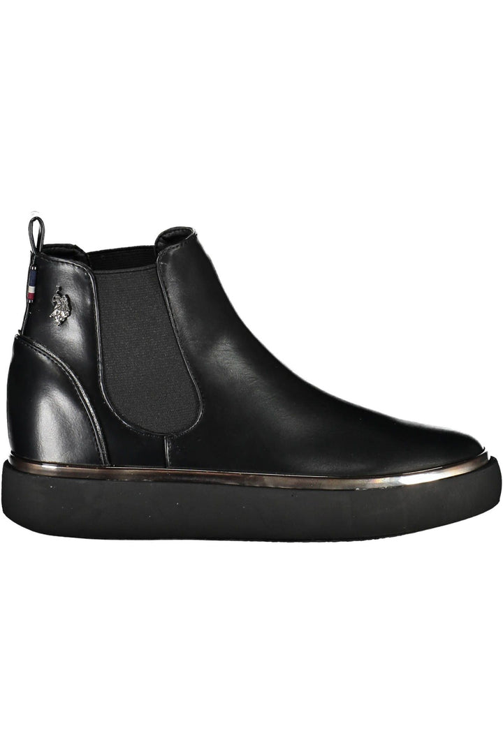 U.S. POLO ASSN. Chic Low Ankle Boot with Contrasting Details