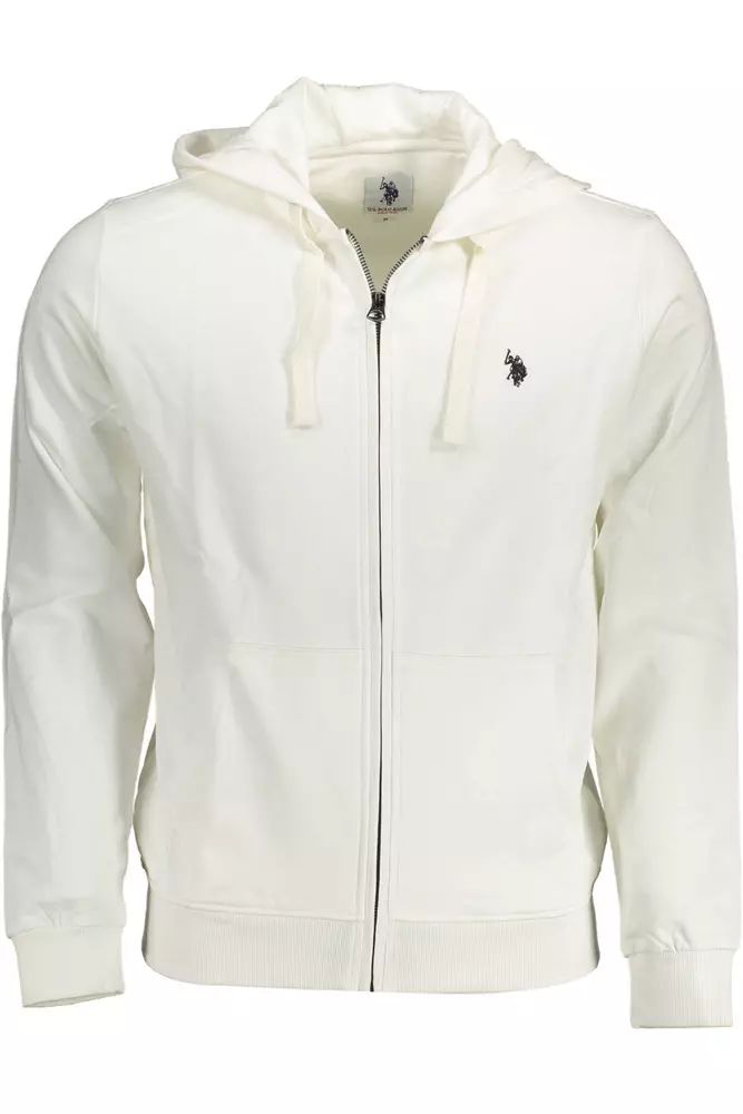 U.S. Polo Assn. White Cotton Sweater