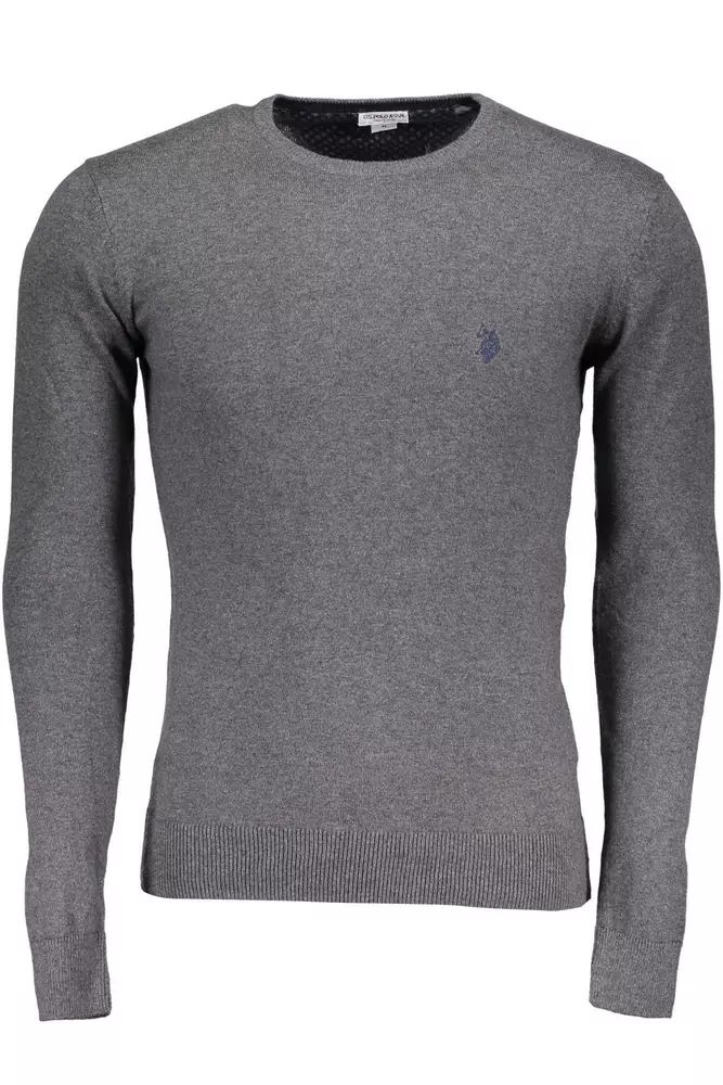 U.S. Polo Assn. Gray Cotton Sweater