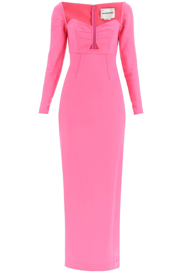 Roland mouret maxi pencil dress with cut outs-0