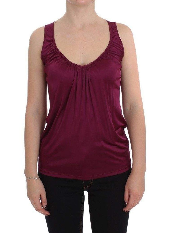 PLEIN SUD Purple Sleeveless Top Blouse #women, Catch, feed-agegroup-adult, feed-color-purple, feed-gender-female, feed-size-IT40 | XS, Gender_Women, IT40 | XS, Kogan, PLEIN SUD, Purple, Tops & T-Shirts - Women - Clothing at SEYMAYKA