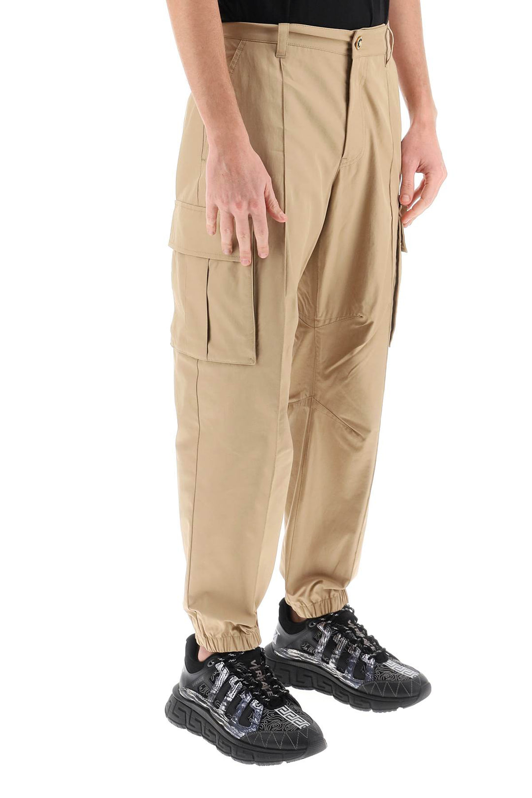 Versace medusa cargo pants-1