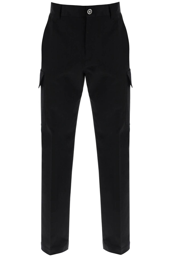 Versace cotton gabardine cargo pants in-0