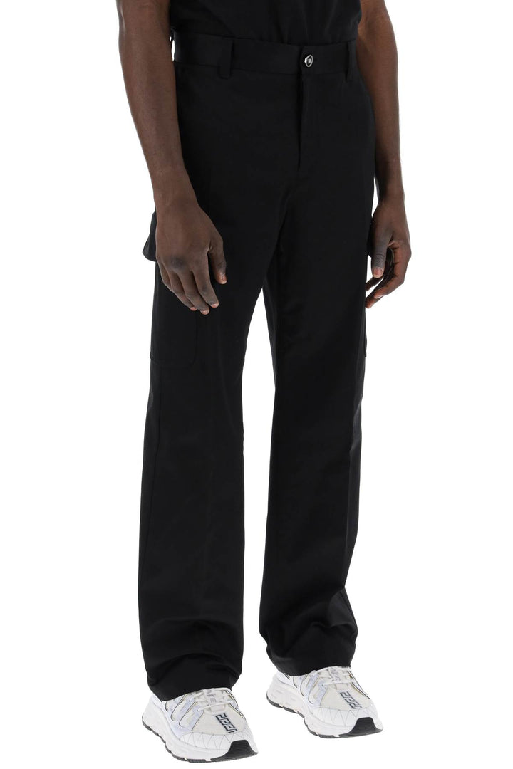 Versace cotton gabardine cargo pants in-1