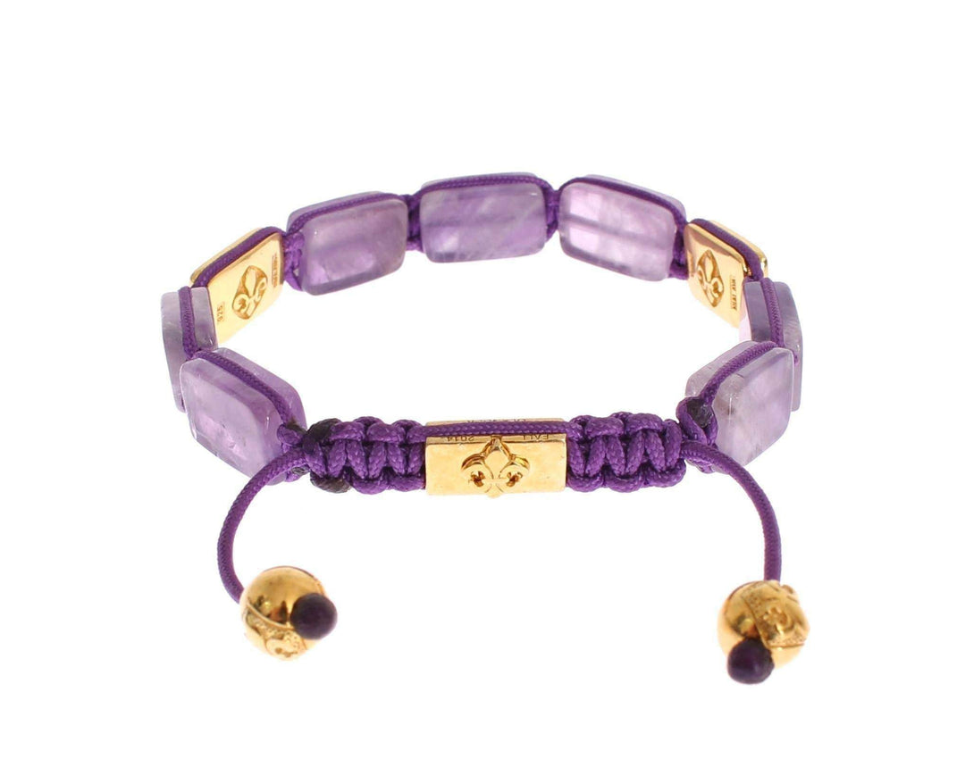 Nialaya CZ Amethyst 18K Gold 925 Bracelet #women, Bracelets - Women - Jewelry, Catch, feed-agegroup-adult, feed-color-purple, feed-gender-female, feed-size-M, Gender_Women, Kogan, M, Nialaya, Purple at SEYMAYKA