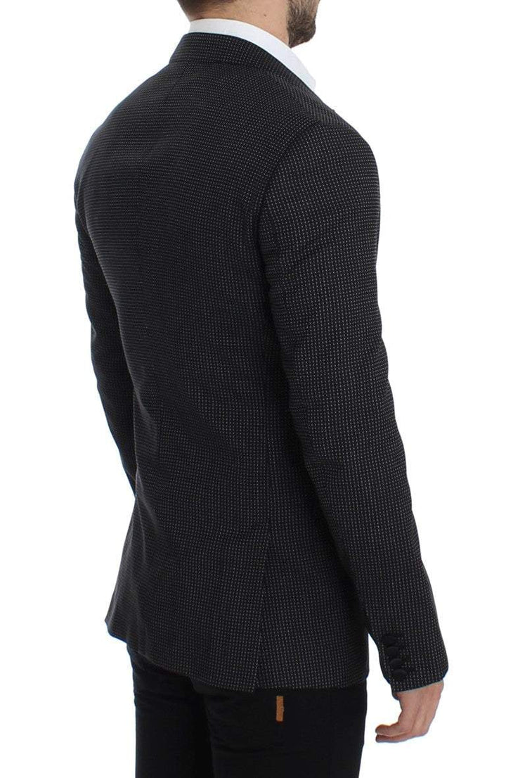 Dolce & Gabbana Black wool slim MARTINI blazer #men, Black, Blazers - Men - Clothing, Dolce & Gabbana, feed-agegroup-adult, feed-color-black, feed-gender-male, feed-size-IT48 | M, IT48 | M at SEYMAYKA