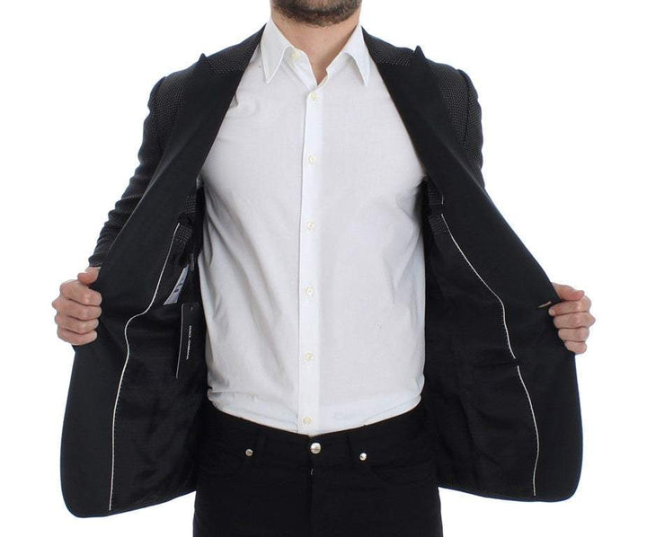 Dolce & Gabbana Black wool slim MARTINI blazer #men, Black, Blazers - Men - Clothing, Dolce & Gabbana, feed-agegroup-adult, feed-color-black, feed-gender-male, feed-size-IT48 | M, IT48 | M at SEYMAYKA