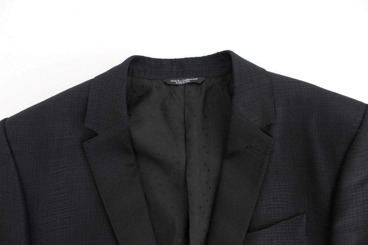 Dolce & Gabbana  Black wool MARTINI slim blazer #men, Black, Blazers - Men - Clothing, Brand_Dolce & Gabbana, Catch, Dolce & Gabbana, feed-agegroup-adult, feed-color-black, feed-gender-male, feed-size-IT46 | S, feed-size-IT48 | M, Gender_Men, IT46 | S, Kogan at SEYMAYKA