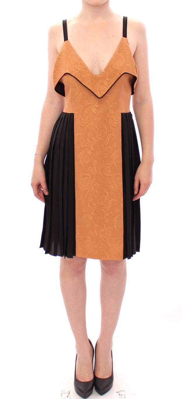 FILOS Bronze Silk Sleeveless Above Sheath Dress #women, Catch, Clothing_Dress, Dresses - Women - Clothing, feed-agegroup-adult, feed-color-multicolor, feed-gender-female, feed-size-IT40|S, FILOS, Gender_Women, IT40|S, Kogan, Multicolor at SEYMAYKA