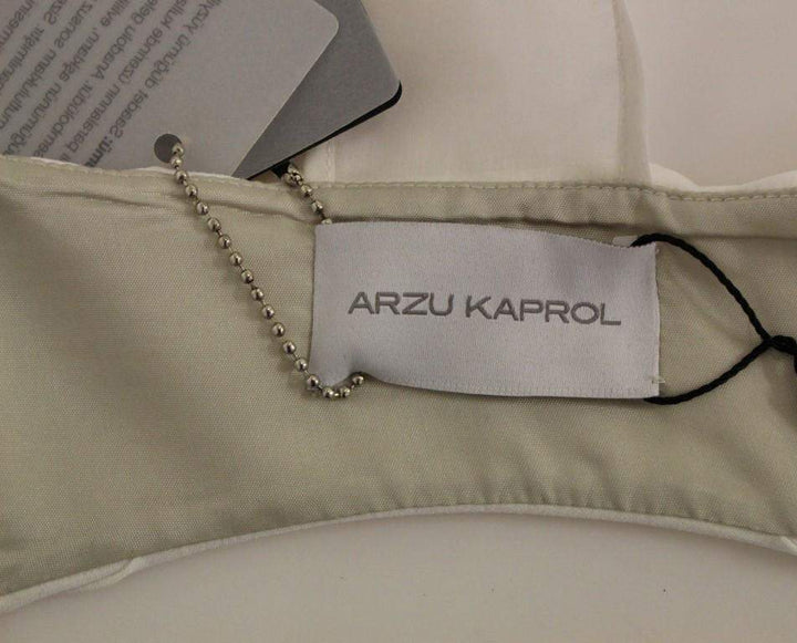 Arzu Kaprol  Lashes Open Back Vest Jacket #women, Arzu Kaprol, Catch, feed-agegroup-adult, feed-color-white, feed-gender-female, feed-size-IT40|S, Gender_Women, IT40|S, Kogan, Tops & T-Shirts - Women - Clothing, White at SEYMAYKA