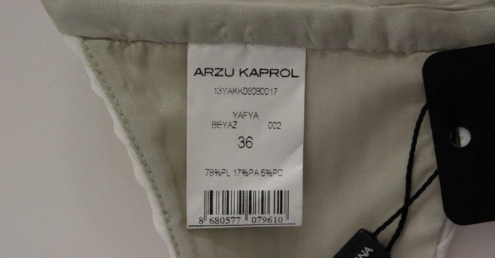 Arzu Kaprol  Lashes Open Back Vest Jacket #women, Arzu Kaprol, Catch, feed-agegroup-adult, feed-color-white, feed-gender-female, feed-size-IT40|S, Gender_Women, IT40|S, Kogan, Tops & T-Shirts - Women - Clothing, White at SEYMAYKA