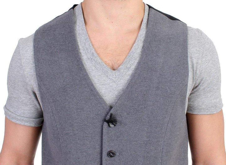 COSTUME NATIONAL C’N’C   Cotton Blend Casual Vest #men, Catch, Costume National, feed-agegroup-adult, feed-color-gray, feed-gender-male, feed-size-IT48 | M, Gender_Men, Gray, IT48 | M, Kogan, Vests - Men - Clothing at SEYMAYKA