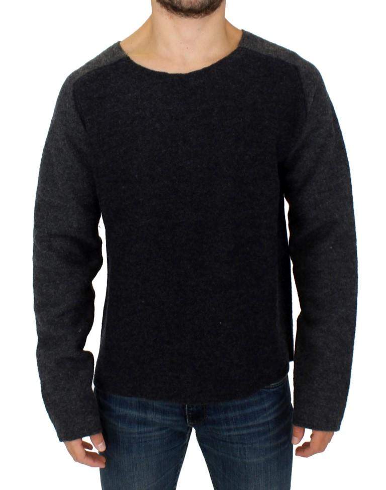 COSTUME NATIONAL C’N’C   Wool Crew Neck Sweater #men, Catch, Costume National, feed-agegroup-adult, feed-color-gray, feed-gender-male, feed-size-IT48 | M, Gender_Men, Gray, IT48 | M, Kogan, Sweaters - Men - Clothing at SEYMAYKA