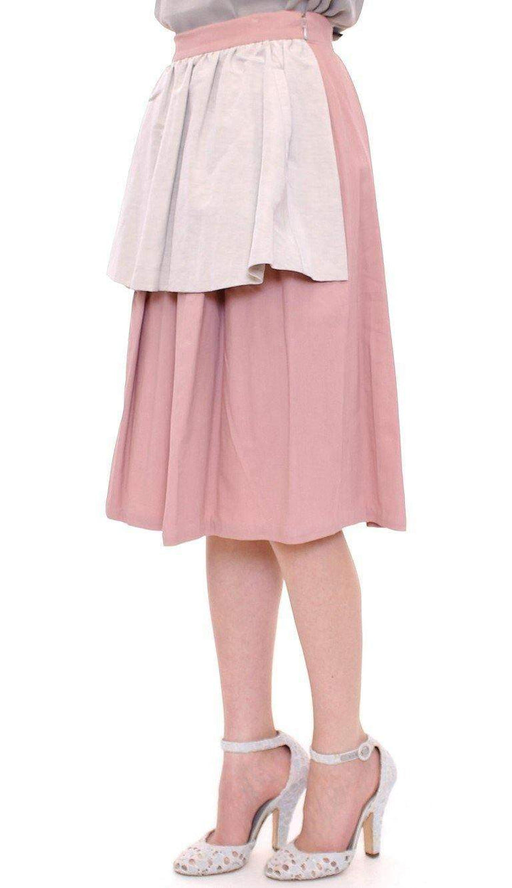 Comeforbreakfast   Knee-Length Pleated Skirt #women, Catch, Comeforbreakfast, feed-agegroup-adult, feed-color-pink, feed-gender-female, feed-size-S, feed-size-XS, Gender_Women, Kogan, Pink, S, Skirts - Women - Clothing, XS at SEYMAYKA