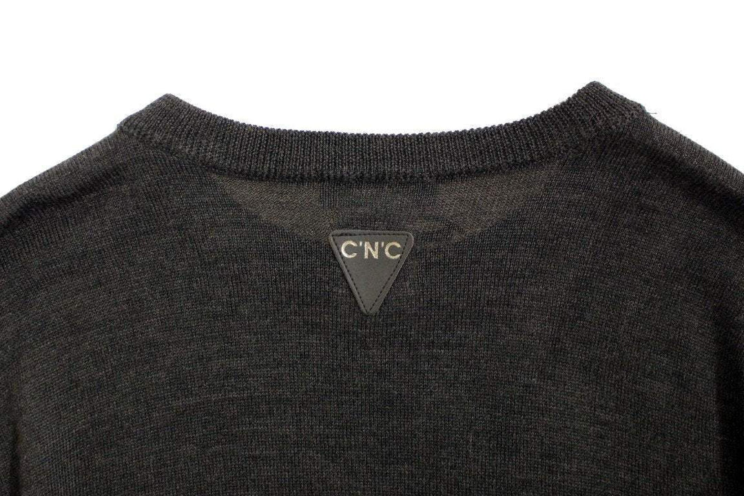 COSTUME NATIONAL C’N’C   Crew Neck Pullover Sweater #men, Catch, Costume National, feed-agegroup-adult, feed-color-gray, feed-gender-male, feed-size-IT48 | M, Gender_Men, Gray, IT48 | M, Kogan, Sweaters - Men - Clothing at SEYMAYKA