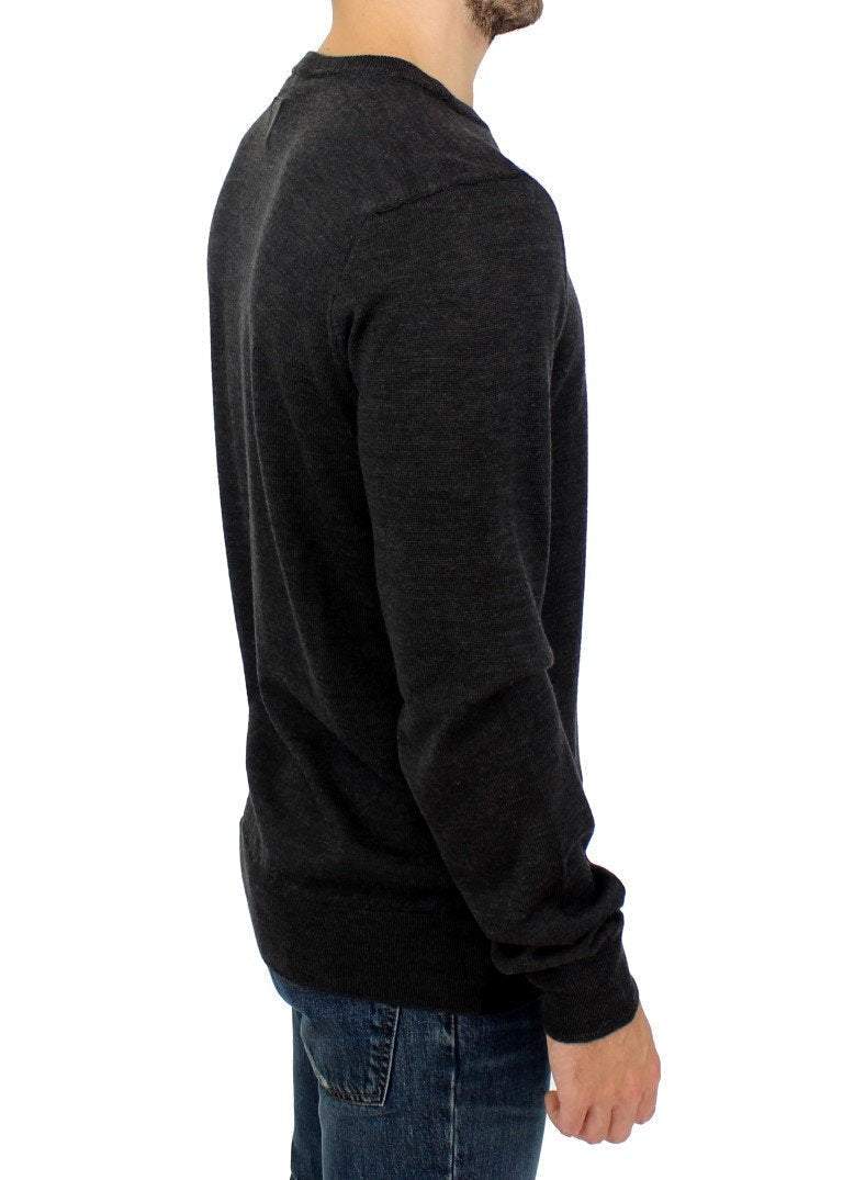 COSTUME NATIONAL C’N’C   Crew Neck Pullover Sweater #men, Catch, Costume National, feed-agegroup-adult, feed-color-gray, feed-gender-male, feed-size-IT48 | M, Gender_Men, Gray, IT48 | M, Kogan, Sweaters - Men - Clothing at SEYMAYKA