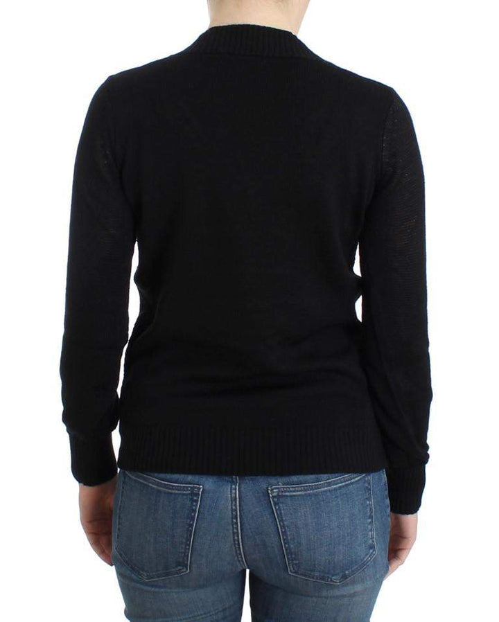 COSTUME NATIONAL C’N’C  V-Neck Wool Sweater #women, Black, Catch, Costume National, feed-agegroup-adult, feed-color-black, feed-gender-female, feed-size-XS, Gender_Women, Kogan, Sweaters - Women - Clothing, XS at SEYMAYKA