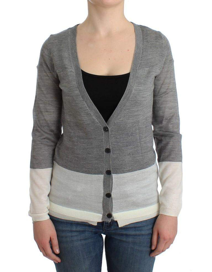 COSTUME NATIONAL C’N’C   Lightweight Cardigan #women, Catch, Costume National, feed-agegroup-adult, feed-color-gray, feed-gender-female, feed-size-XS, feed-size-XXS, Gender_Women, Gray, Kogan, Sweaters - Women - Clothing, XS at SEYMAYKA