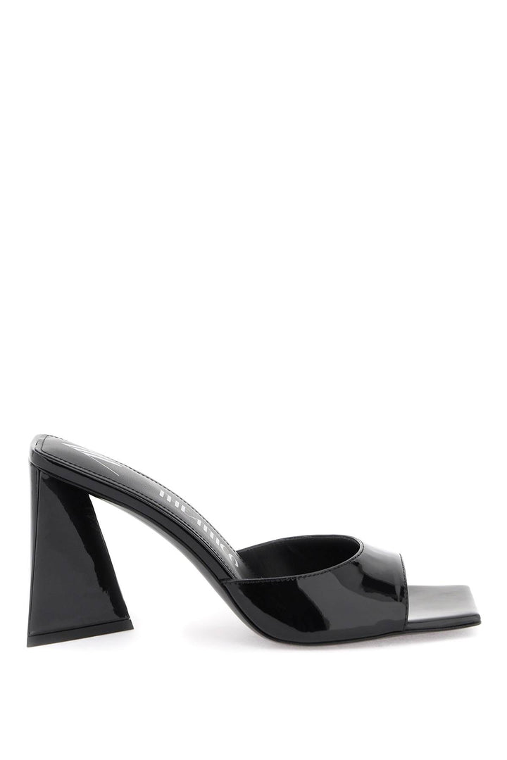 The attico devon mules in patent leather-0