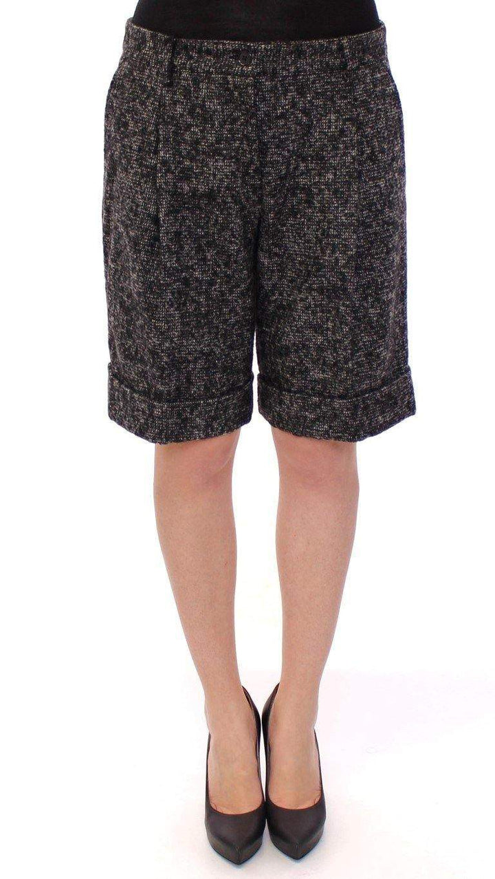 Dolce & Gabbana  Gray wool shorts pants #women, Brand_Dolce & Gabbana, Catch, Dolce & Gabbana, feed-agegroup-adult, feed-color-gray, feed-gender-female, feed-size-IT44|L, Gender_Women, Gray, IT44|L, Kogan, Shorts - Women - Clothing at SEYMAYKA