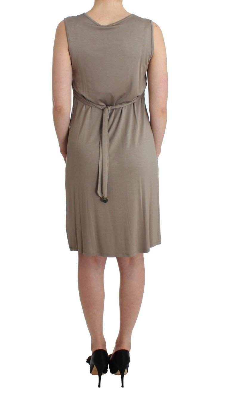 Roccobarocco Women Khaki Studded Sheath Dress #women, Beige, Catch, Clothing_Dress, Dresses - Women - Clothing, feed-agegroup-adult, feed-color-beige, feed-gender-female, feed-size-IT42|M, Gender_Women, IT42|M, Kogan, Roccobarocco at SEYMAYKA