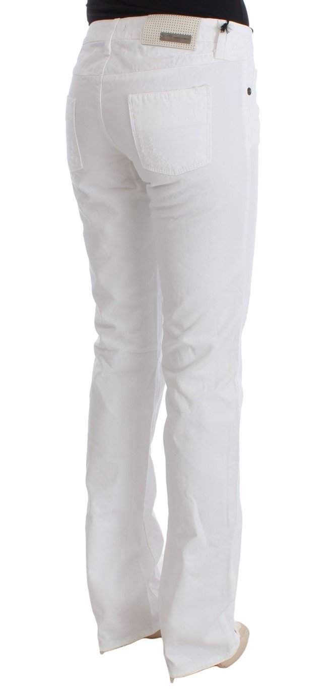 COSTUME NATIONAL C’N’C   Cotton Slim Fit  Bootcut Jeans #women, Catch, Costume National, feed-agegroup-adult, feed-color-white, feed-gender-female, feed-size-W26, feed-size-W27, feed-size-W28, feed-size-W29, Gender_Women, Jeans & Pants - Women - Clothing, Kogan, W26, W27, W28, W29, White at SEYMAYKA