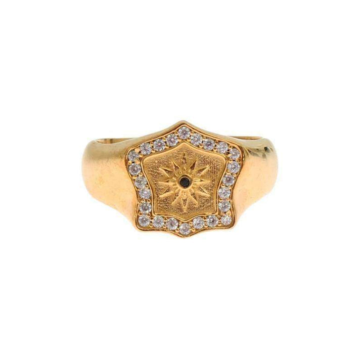 Nialaya Gold Plated 925 Sterling Silver Ring #men, Catch, EU58 | US9, EU60 | US10, EU63 | US11, EU66 | US12, feed-agegroup-adult, feed-color-gold, feed-gender-male, feed-size-EU58 | US9, feed-size-EU63 | US11, feed-size-EU66 | US12, Gender_Men, Gold, Kogan, Nialaya, Rings - Men - Jewelry at SEYMAYKA