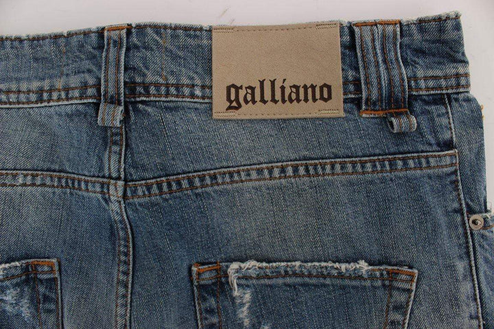 John Galliano   Boyfriend Fit Cropped Jeans #women, Blue, Catch, feed-agegroup-adult, feed-color-blue, feed-gender-female, feed-size-W24, feed-size-W25, feed-size-W26, Gender_Women, Jeans & Pants - Women - Clothing, John Galliano, Kogan, W24, W25, W26, Women - New Arrivals at SEYMAYKA