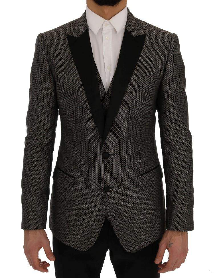 Dolce & Gabbana  Multicolor Two Button Single Breasted Blazer #men, Blazers - Men - Clothing, Brand_Dolce & Gabbana, Catch, Dolce & Gabbana, feed-agegroup-adult, feed-color-multicolor, feed-gender-male, feed-size-IT48 | M, Gender_Men, IT48 | M, Kogan, Men - New Arrivals, Multicolor at SEYMAYKA