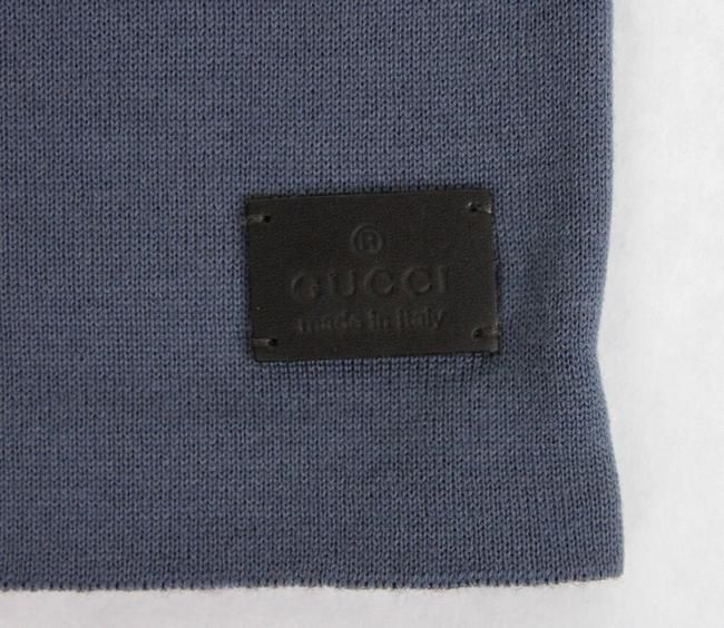 Gucci  Burgundy Blue Wool Beanie Medium Knit Cap