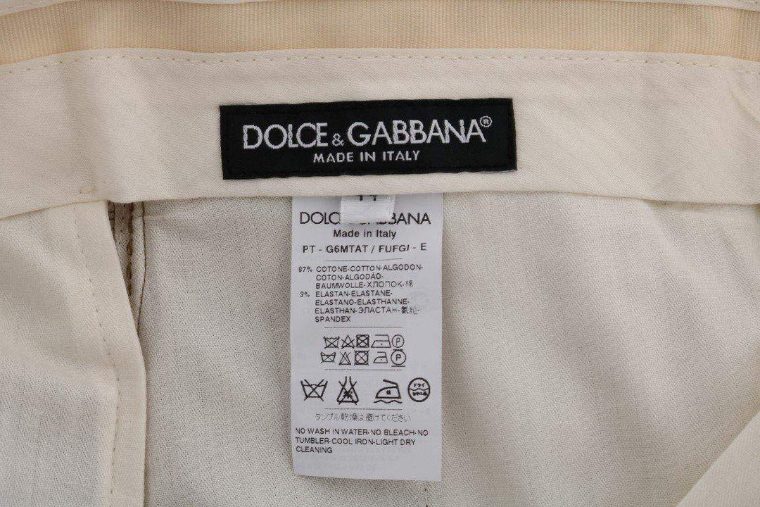 Dolce & Gabbana  Brown Stretch Cotton Pants #men, Brand_Dolce & Gabbana, Brown, Catch, Dolce & Gabbana, feed-agegroup-adult, feed-color-brown, feed-gender-male, feed-size-IT44 | XS, feed-size-IT46 | S, feed-size-IT48 | M, feed-size-IT54 | XXL, feed-size-IT56 | XXL, feed-size-IT58 | 3XL, Gender_Men, IT44 | XS, IT46 | S, IT48 | M, IT52 | XL, IT54 | XXL, IT56 | XXL, IT58 | 3XL, Jeans & Pants - Men - Clothing, Kogan, Men - New Arrivals at SEYMAYKA