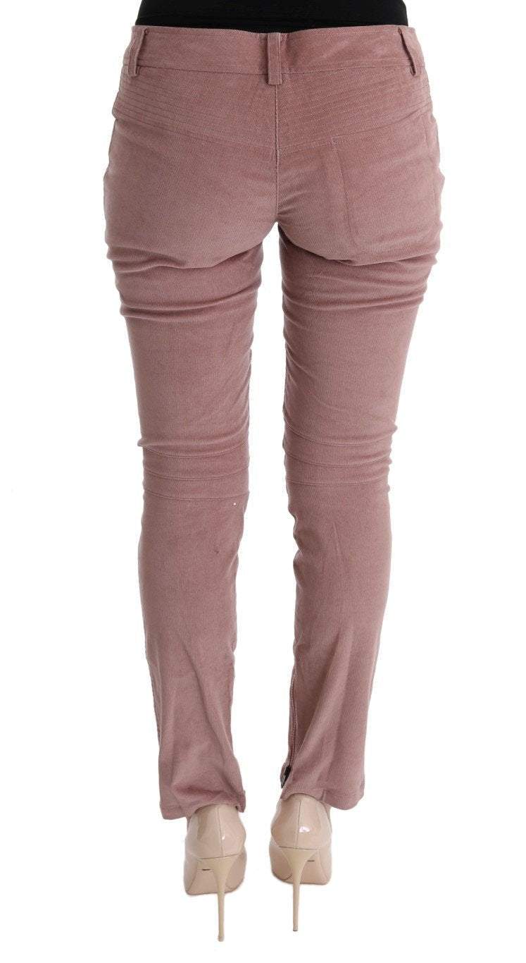 ERMANNO SCERVINO Women   Velvet Cropped Casual Pants #women, Catch, Ermanno Scervino, feed-agegroup-adult, feed-color-pink, feed-gender-female, feed-size-IT44|L, Gender_Women, IT44|L, Jeans & Pants - Women - Clothing, Kogan, Pink, Women - New Arrivals at SEYMAYKA