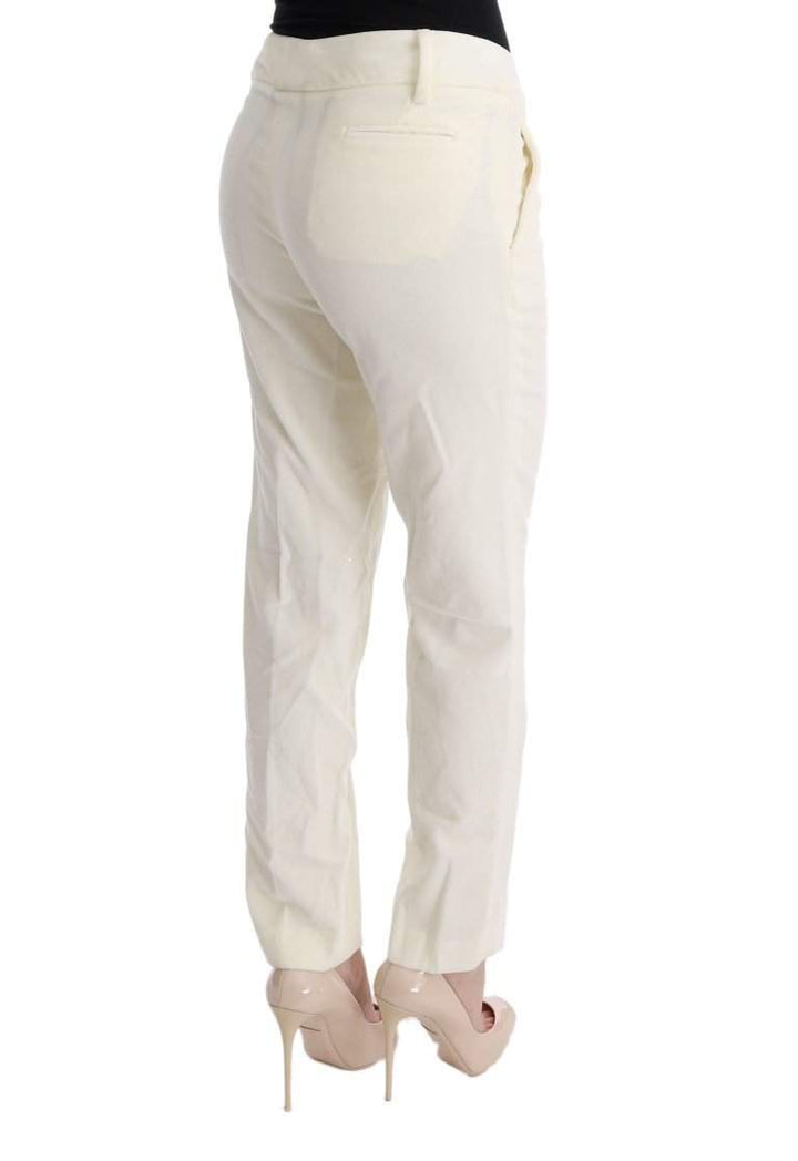 ERMANNO SCERVINO Women   Cotton Regular Fit Casual Pants #women, Catch, Ermanno Scervino, feed-agegroup-adult, feed-color-white, feed-gender-female, feed-size-IT38|XS, feed-size-IT40|S, feed-size-IT44|L, Gender_Women, IT38|XS, IT40|S, IT44|L, Jeans & Pants - Women - Clothing, Kogan, White, Women - New Arrivals at SEYMAYKA