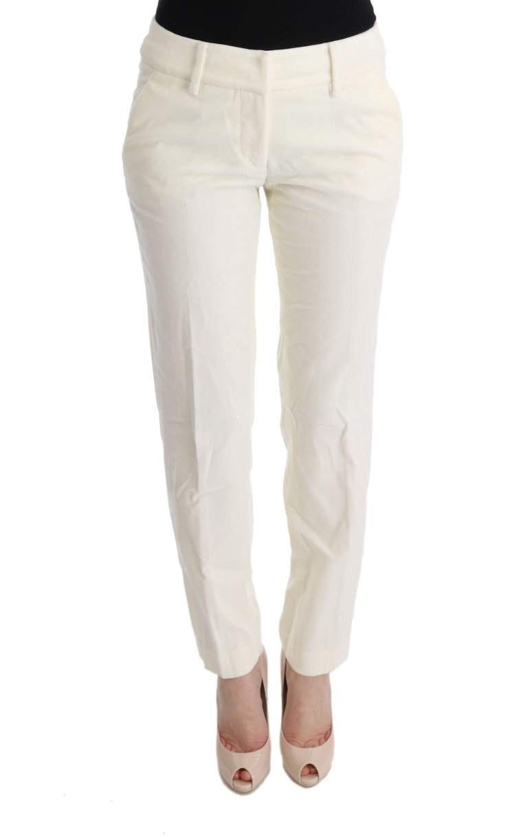 ERMANNO SCERVINO Women   Cotton Regular Fit Casual Pants #women, Catch, Ermanno Scervino, feed-agegroup-adult, feed-color-white, feed-gender-female, feed-size-IT38|XS, feed-size-IT40|S, feed-size-IT44|L, Gender_Women, IT38|XS, IT40|S, IT44|L, Jeans & Pants - Women - Clothing, Kogan, White, Women - New Arrivals at SEYMAYKA