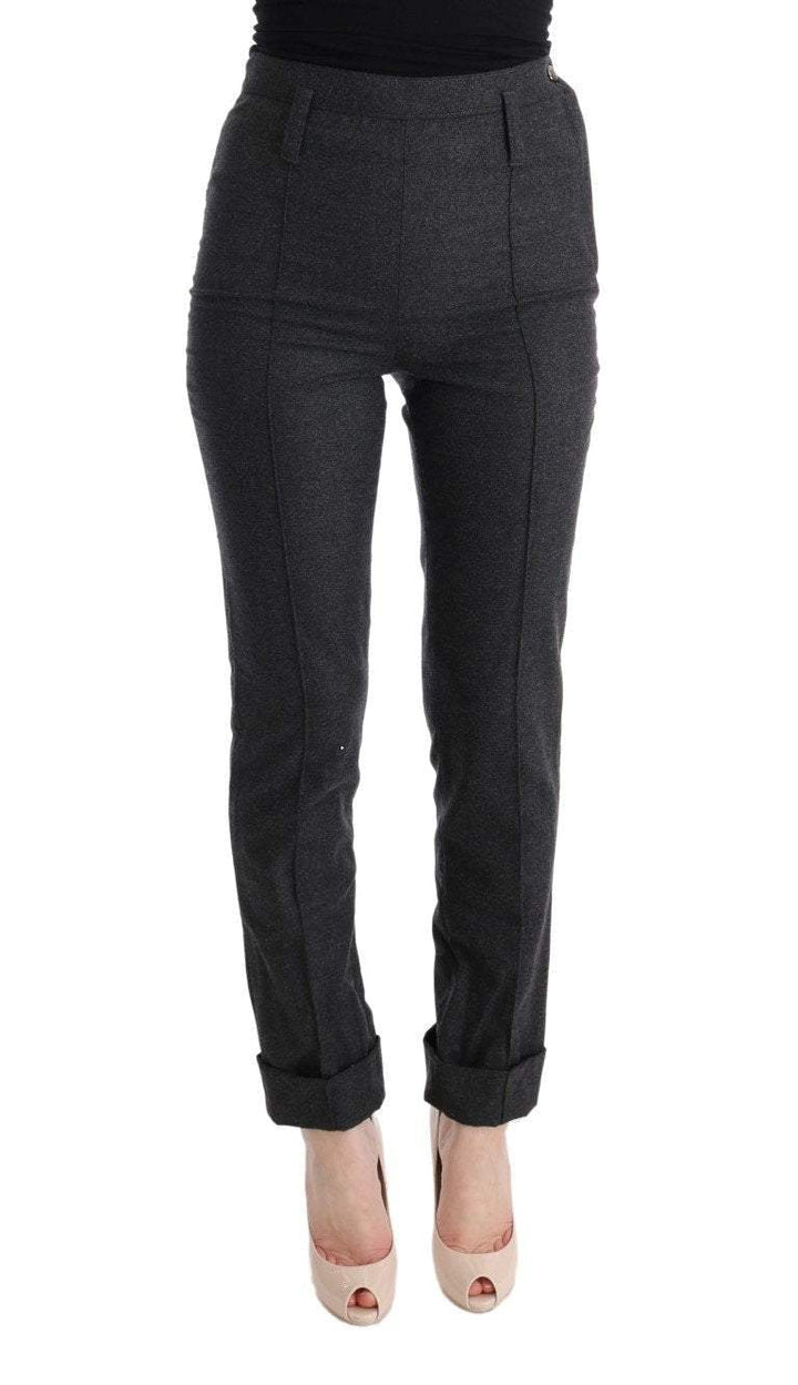 ERMANNO SCERVINO Women   Virgin Wool Skinny Casual Pants #women, Catch, Ermanno Scervino, feed-agegroup-adult, feed-color-gray, feed-gender-female, feed-size-IT42|M, feed-size-IT44|L, Gender_Women, Gray, IT42|M, IT44|L, Jeans & Pants - Women - Clothing, Kogan, Women - New Arrivals at SEYMAYKA