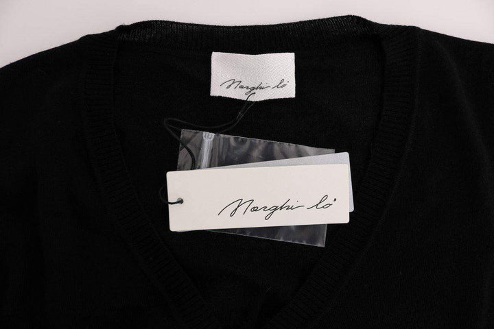 MARGHI LO' Wool Blouse Sweater #women, Black, Catch, feed-agegroup-adult, feed-color-black, feed-gender-female, feed-size-IT44|L, feed-size-IT46|XL, Gender_Women, IT44|L, IT46|XL, Kogan, MARGHI LO', Sweaters - Women - Clothing, Women - New Arrivals at SEYMAYKA