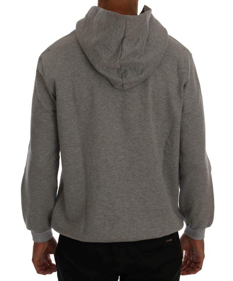 Daniele Alessandrini  Pullover Hodded Cotton Sweater #men, Catch, Daniele Alessandrini, feed-agegroup-adult, feed-color-gray, feed-gender-male, feed-size-L, feed-size-XXL, Gender_Men, Gray, Kogan, L, Men - New Arrivals, Sweaters - Men - Clothing, XXL at SEYMAYKA