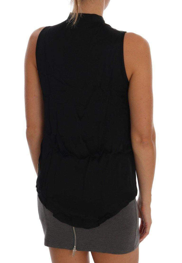 Versace Jeans Women Sleeveless Viscose Blouse Top #women, Black, Catch, feed-agegroup-adult, feed-color-black, feed-gender-female, feed-size-IT40|S, feed-size-IT42|M, feed-size-IT44|L, Gender_Women, IT40|S, IT42|M, IT44|L, IT46|XL, Kogan, Tops & T-Shirts - Women - Clothing, Versace Jeans, Women - New Arrivals at SEYMAYKA