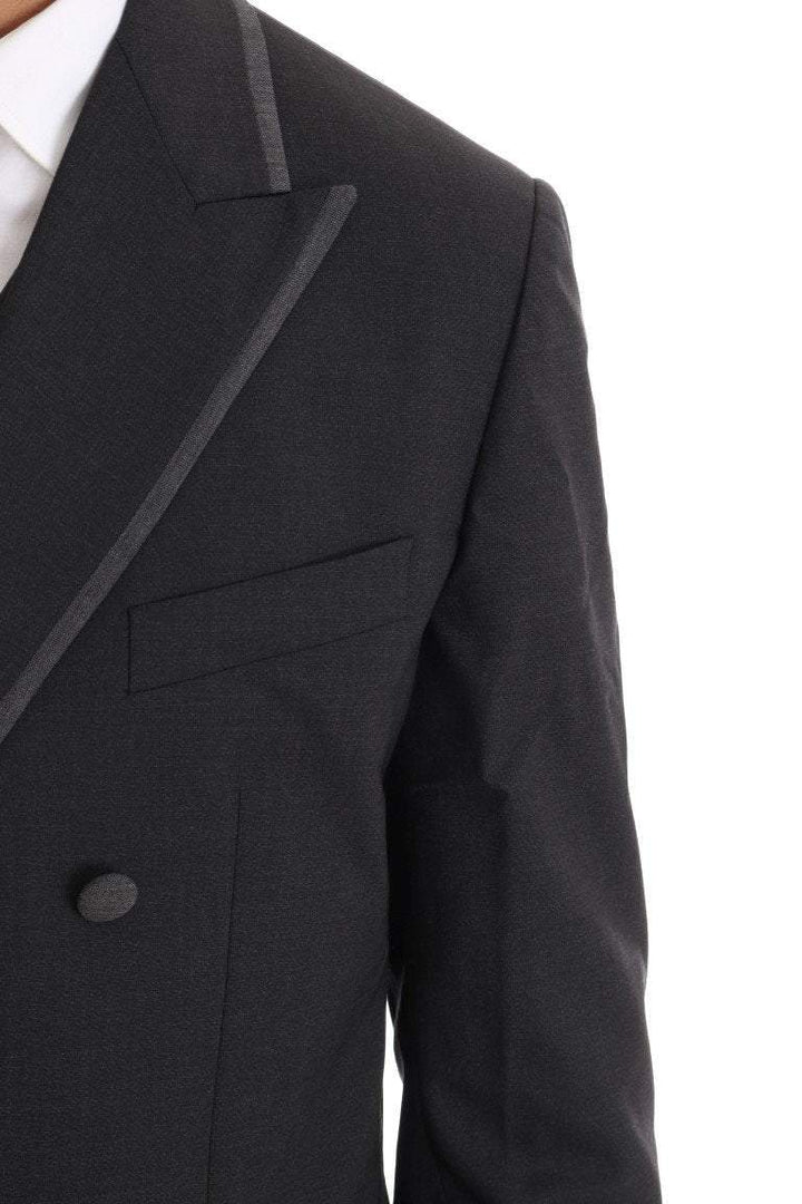 Dolce & Gabbana  Gray Wool Stretch 3 Piece Two Button Suit #men, Brand_Dolce & Gabbana, Catch, Dolce & Gabbana, feed-agegroup-adult, feed-color-gray, feed-gender-male, feed-size-IT48 | M, Gender_Men, Gray, IT48 | M, Kogan, Men - New Arrivals, Suits - Men - Clothing at SEYMAYKA